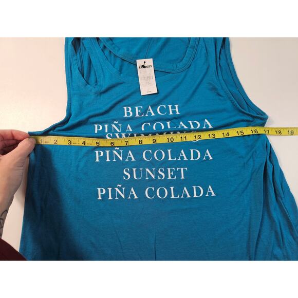 Nwt express size M medium vacation cruise holiday beach top summer NEW preppy - Picture 7 of 8